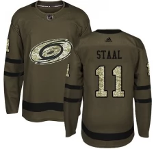 Miesten Carolina Hurricanes Jordan Staal 11 Pelipaita Camo Green Authentic