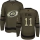 Miesten Carolina Hurricanes Jordan Staal 11 Pelipaita Camo Green Authentic