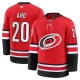 Miesten Carolina Hurricanes Sebastian Aho 20 Pelipaita Punainen Premium Vaihtoehtoinen
