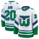 Miesten Carolina Hurricanes Sebastian Aho 20 Pelipaita Whalers Throwback Valkoinen Premium Vaihtoehtoinen