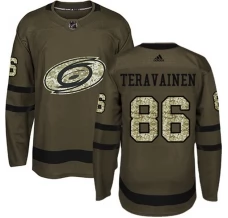 Miesten Carolina Hurricanes Teuvo Teravainen 86 Pelipaita Camo Green Authentic