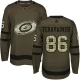 Miesten Carolina Hurricanes Teuvo Teravainen 86 Pelipaita Camo Green Authentic