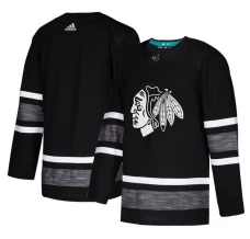 Miesten Chicago Blackhawks Blank Pelipaita 2019 All-Star Musta Authentic