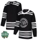 Miesten Chicago Blackhawks Blank Pelipaita 2019 Winter Classic Patch Musta Authentic