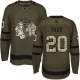 Miesten Chicago Blackhawks Brandon Saad 20 Pelipaita Camo Green Authentic