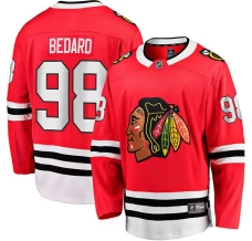 Miesten Chicago Blackhawks Connor Bedard 98 Pelipaita Punainen Breakaway Koti