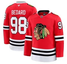 Miesten Chicago Blackhawks Connor Bedard 98 Pelipaita Punainen Premium Koti
