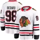 Miesten Chicago Blackhawks Connor Bedard 98 Pelipaita Valkoinen Premier Breakaway Vieras