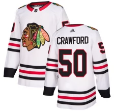 Miesten Chicago Blackhawks Corey Crawford 50 Pelipaita Valkoinen Authentic