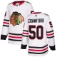 Miesten Chicago Blackhawks Corey Crawford 50 Pelipaita Valkoinen Authentic