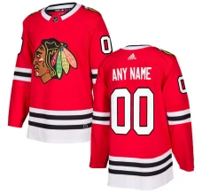 Miesten Chicago Blackhawks Custom Pelipaita Punainen Authentic