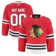 Miesten Chicago Blackhawks Custom Pelipaita Punainen Authentic Pro Koti