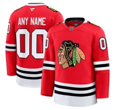 Miesten Chicago Blackhawks Custom Pelipaita Punainen Premium Koti