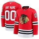 Miesten Chicago Blackhawks Custom Pelipaita Punainen Premium Koti