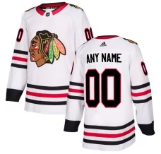 Miesten Chicago Blackhawks Custom Pelipaita Valkoinen Authentic