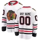 Miesten Chicago Blackhawks Custom Pelipaita Valkoinen Breakaway Vieras