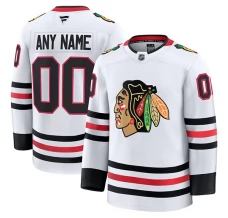 Miesten Chicago Blackhawks Custom Pelipaita Valkoinen Premium Vieras