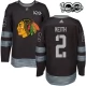 Miesten Chicago Blackhawks Duncan Keith 2 Pelipaita 1917-2017 100th Anniversary Patch Musta Authentic