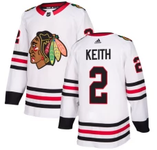 Miesten Chicago Blackhawks Duncan Keith 2 Pelipaita Valkoinen Authentic