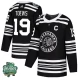 Miesten Chicago Blackhawks Jonathan Toews 19 Pelipaita 2019 Winter Classic Captain Patches Musta Authentic
