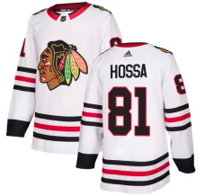 Miesten Chicago Blackhawks Marian Hossa 81 Pelipaita Valkoinen Authentic