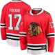 Miesten Chicago Blackhawks Nick Foligno 17 Pelipaita Punainen Breakaway Koti