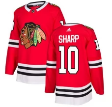 Miesten Chicago Blackhawks Patrick Sharp 10 Pelipaita Punainen Authentic