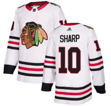 Miesten Chicago Blackhawks Patrick Sharp 10 Pelipaita Valkoinen Authentic