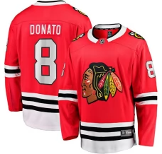 Miesten Chicago Blackhawks Ryan Donato 8 Pelipaita Punainen Breakaway Koti