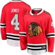 Miesten Chicago Blackhawks Seth Jones 4 Pelipaita Punainen Breakaway Koti
