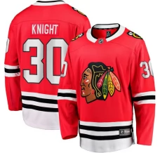 Miesten Chicago Blackhawks Spencer Knight 30 Pelipaita Punainen Breakaway Koti