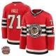Miesten Chicago Blackhawks Taylor Hall 71 Pelipaita 2025 Winter Classic Patch Punainen Premium Vaihtoehtoinen