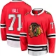 Miesten Chicago Blackhawks Taylor Hall 71 Pelipaita Punainen Breakaway Koti