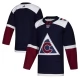 Miesten Colorado Avalanche Blank Pelipaita 2018-19 Navy Authentic