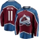 Miesten Colorado Avalanche Brock Nelson 11 Pelipaita Burgundy Breakaway Koti