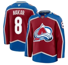 Miesten Colorado Avalanche Cale Makar 8 Pelipaita Burgundy Premium Koti