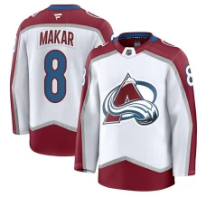 Miesten Colorado Avalanche Cale Makar 8 Pelipaita Valkoinen Premium Vieras