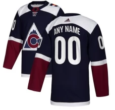 Miesten Colorado Avalanche Custom Pelipaita 2018-19 Navy Authentic