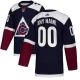 Miesten Colorado Avalanche Custom Pelipaita 2018-19 Navy Authentic
