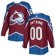 Miesten Colorado Avalanche Custom Pelipaita Burgundy Authentic