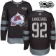 Miesten Colorado Avalanche Gabriel Landeskog 92 Pelipaita 1917-2017 100th Anniversary Patch Musta Authentic