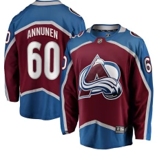 Miesten Colorado Avalanche Justus Annunen 60 Pelipaita Burgundy Premier Breakaway Koti