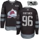 Miesten Colorado Avalanche Mikko Rantanen 96 Pelipaita 1917-2017 100th Anniversary Patch Musta Authentic