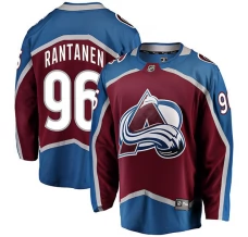 Miesten Colorado Avalanche Mikko Rantanen 96 Pelipaita Burgundy Breakaway Koti