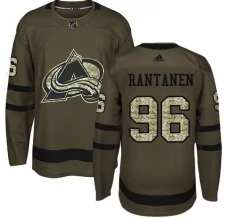 Miesten Colorado Avalanche Mikko Rantanen 96 Pelipaita Camo Green Authentic