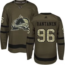 Miesten Colorado Avalanche Mikko Rantanen 96 Pelipaita Camo Green Authentic