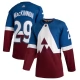 Miesten Colorado Avalanche Nathan MacKinnon 29 Pelipaita 2020 Stadium Series Sininen Burgundy Authentic