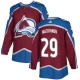 Miesten Colorado Avalanche Nathan MacKinnon 29 Pelipaita Burgundy Authentic