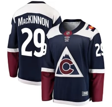 Miesten Colorado Avalanche Nathan MacKinnon 29 Pelipaita Navy Breakaway Vaihtoehtoinen