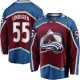 Miesten Colorado Avalanche Ryan Lindgren 55 Pelipaita Burgundy Breakaway Koti